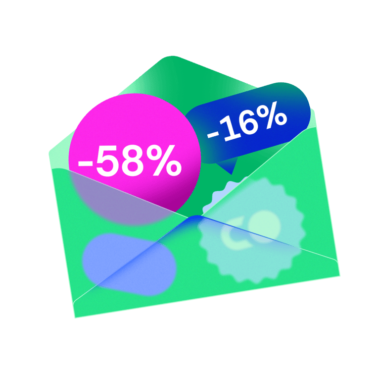 envelop with discounts